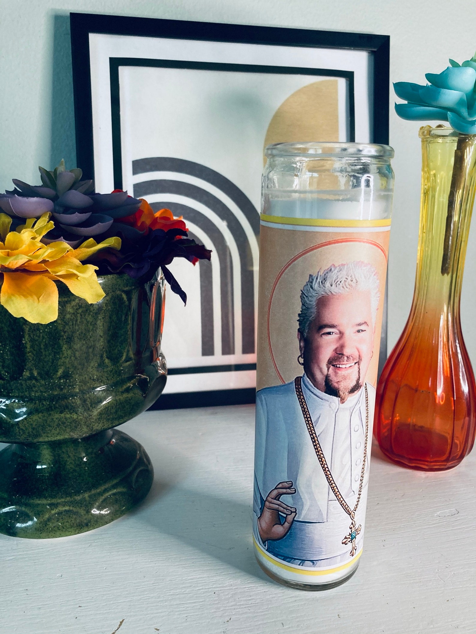 St. Guy Fieri Prayer Celebrity Devotional Candle 8 Etsy
