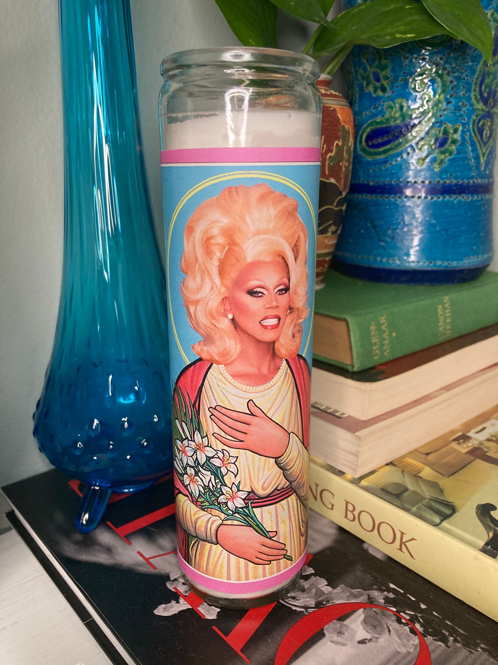 St. Rupaul Prayer Celebrity Devotional Candle 8 Parody - Etsy