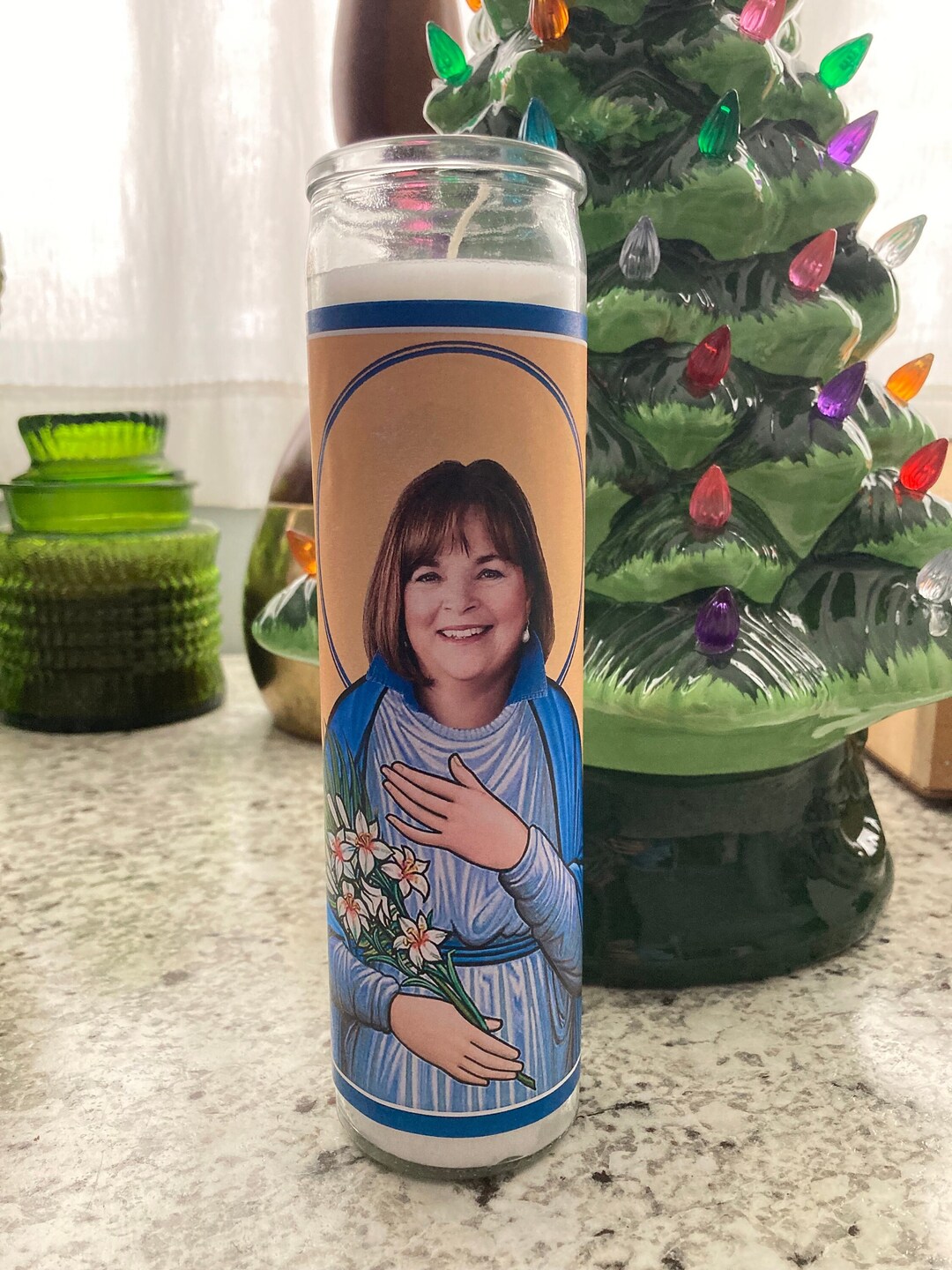 St. Ina Garten Prayer Celebrity Devotional Candle 8" Parody - Etsy