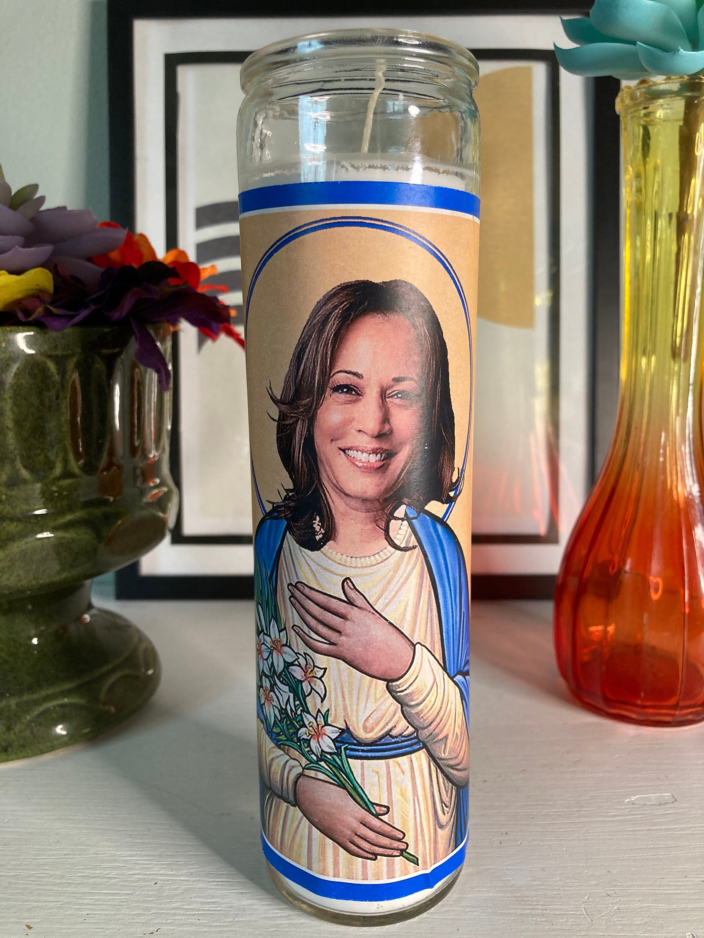 St. Kamala Harris Prayer Celebrity Devotional Candle 8 - Etsy