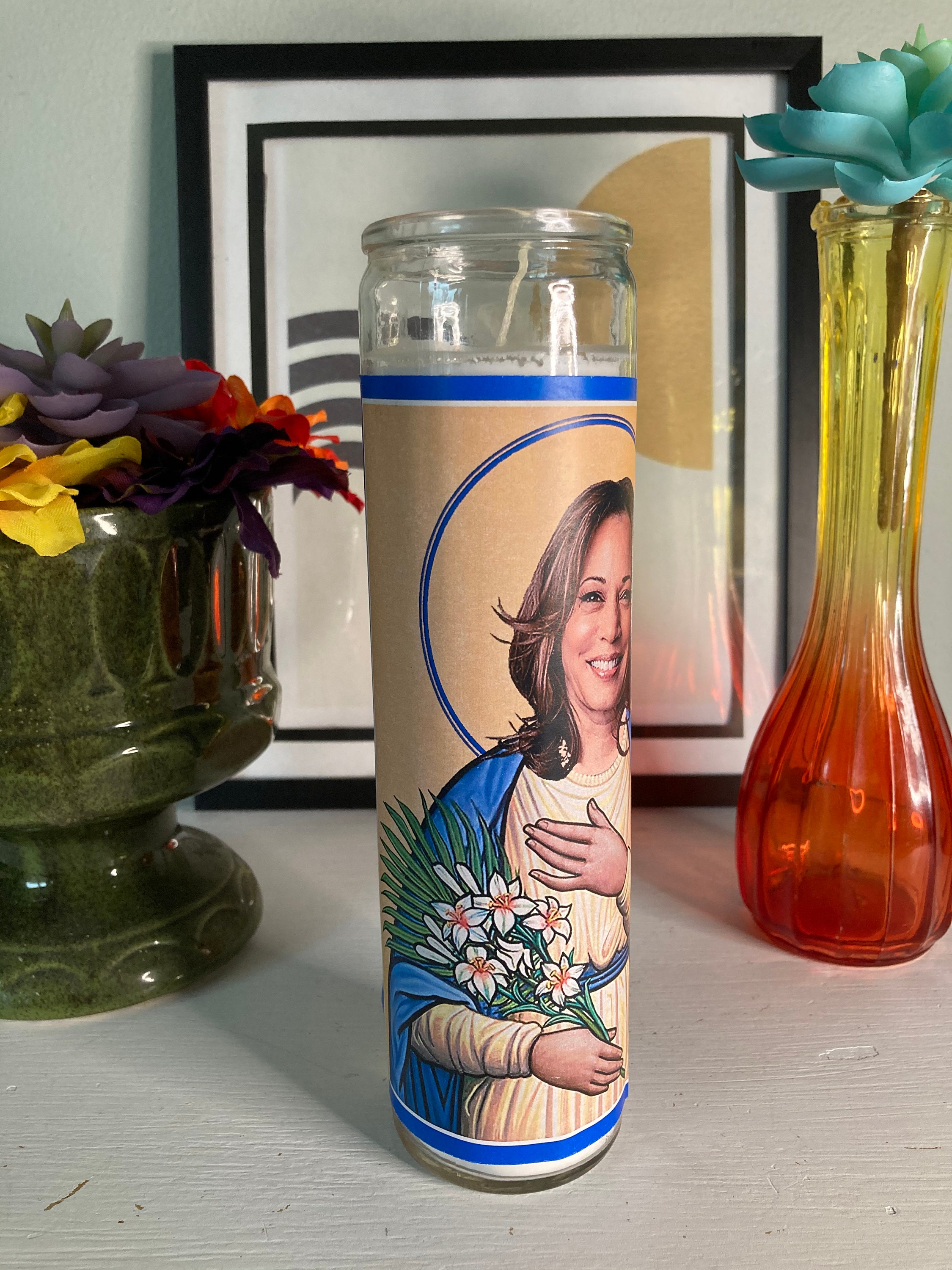 St. Kamala Harris Prayer Celebrity Devotional Candle 8 - Etsy