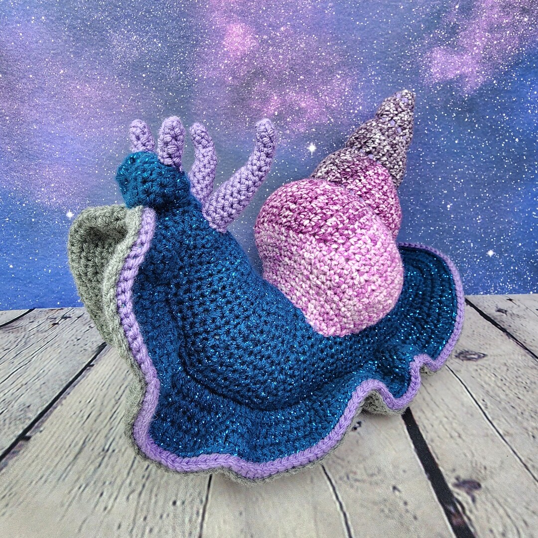 Giant Snail Plush, Cottagecore Decor, Whimsical Plushie, Stuffed