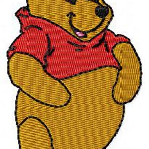 Winnie the Pooh Machine Embroidery Design - Instant Digital Download Embroidery File