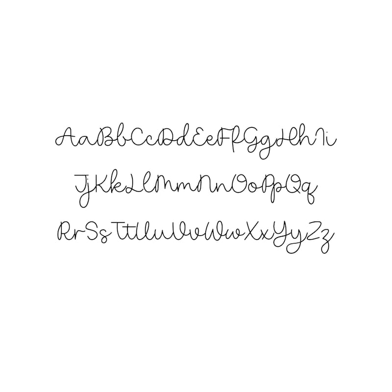 True Type Font - Etsy