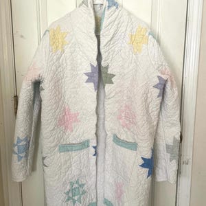 Vintage quilt coat - Quilted coat very warm!