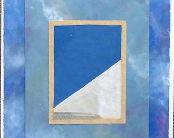 Nepal, Gemälde, Gouache-Gemälde, original Gouache-Gemälde, Gouache-Meditation, Malerei, Kunst der meditation