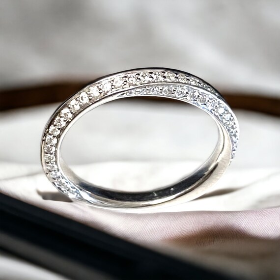 Vashi Full Diamond Eternity Wedding Ring Platinum 950 Designer Etsy