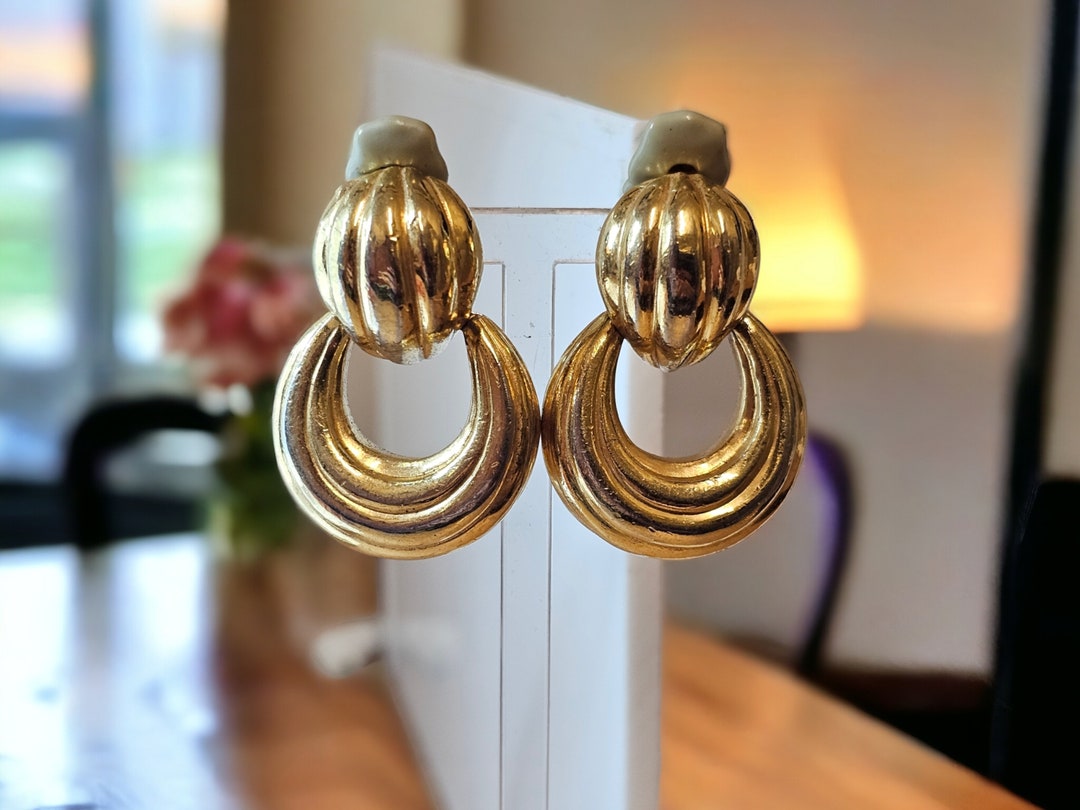 ★VINTAGE HOLLYWOOD★ Knotted Ring Earrings_VH2479EA009M il_1080xN.5729270424_8q69.jpg