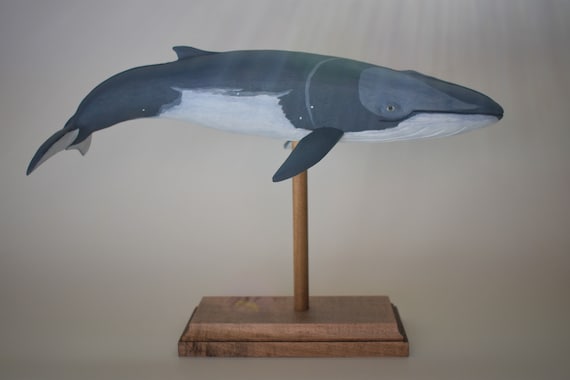 Fin Whale in Recycled Hardwood #5 - Etsy