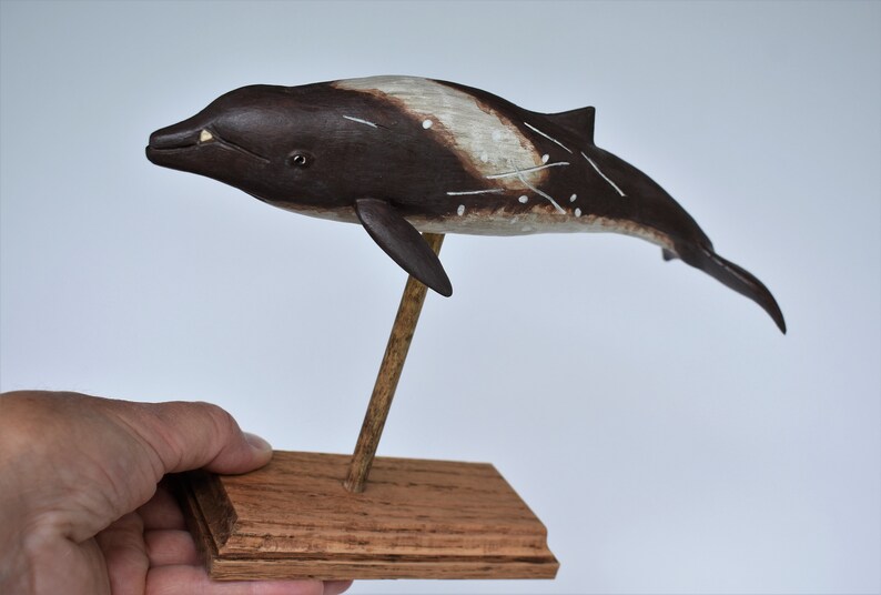 Peruvian Pygmy Beaked Whale in Recycled Hardwood image 9