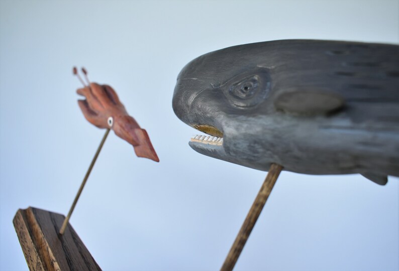 Sperm Whale with Giant Squid Sculpture 4 image 8