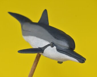 Long-snouted Spinner Dolphin in Recycled Hardwood #4
