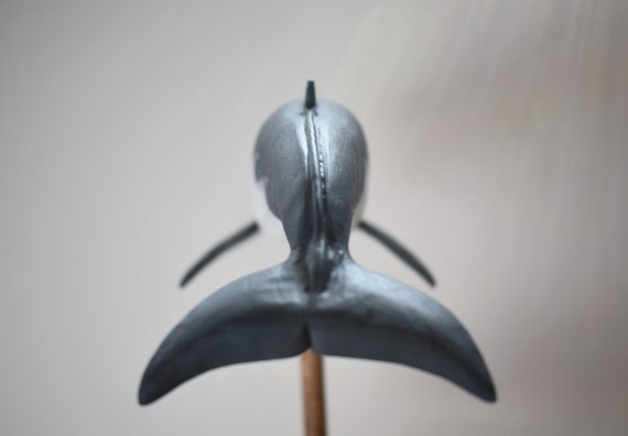 Fin Whale in Recycled Hardwood #5 - Etsy
