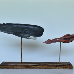 Sperm Whale with Giant Squid Sculpture 4 image 2