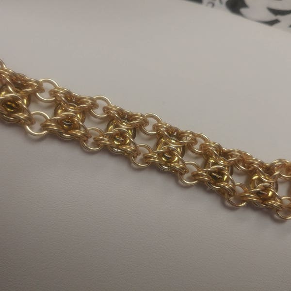 Royal Carpet Bracelet- Chainmaille Tutorial