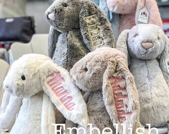 monogrammed jellycat