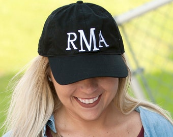 Set of 6 Personalized Baseball Hat  Monogrammed Baseball Cap Monogrammed Hat Personalized Hat Monogrammed Cap Personalized Baseball Cap