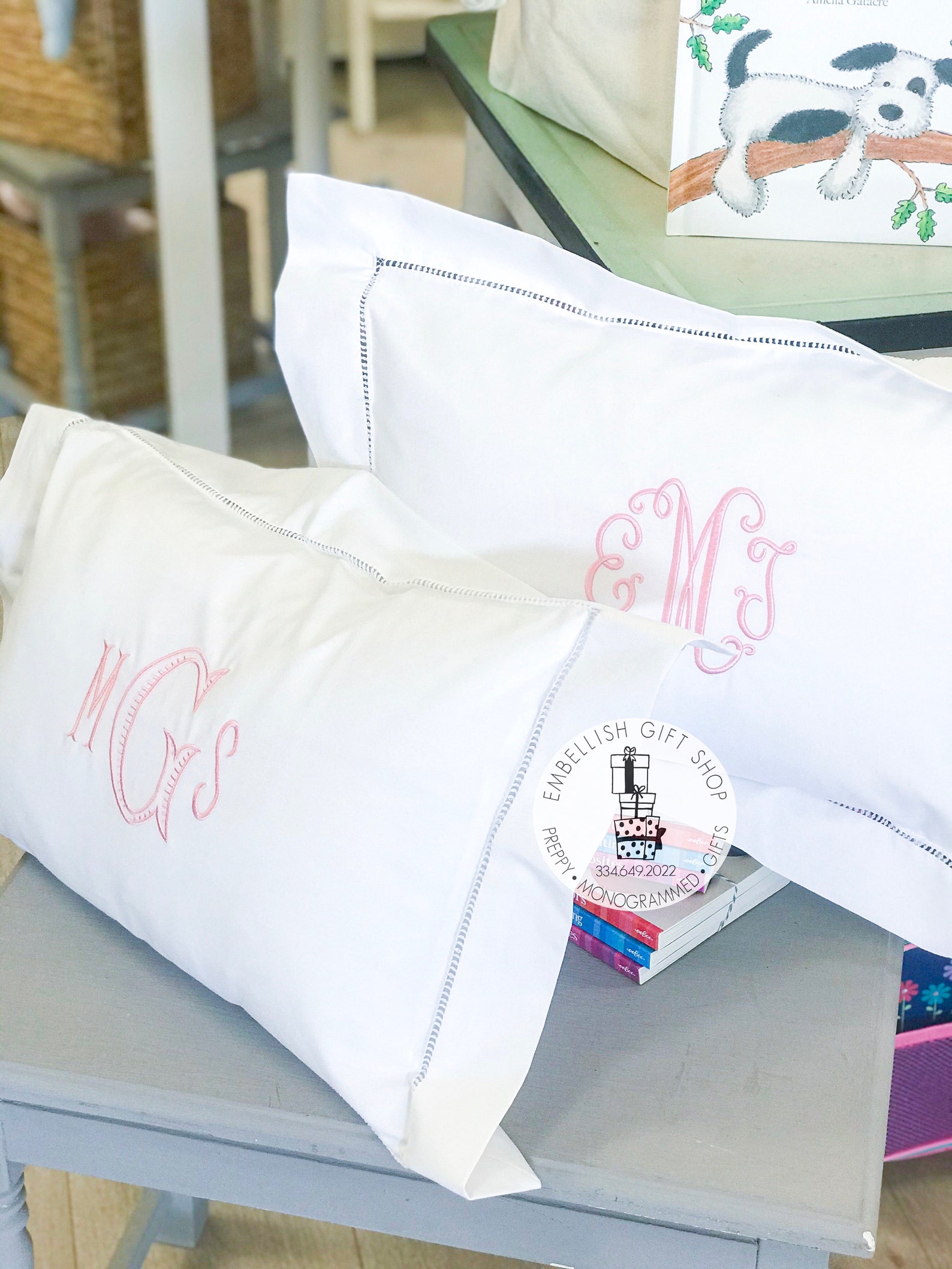 Monogrammed Baby Pillow Personalized Baby Gift Monogram Baby Etsy
