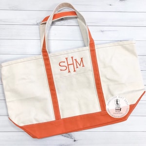 Large Canvas Vacation Beach Bag, Personalized Beach Tote, Large Canvas Tote Bag, Monogram Beach Bag, Zipper Tote