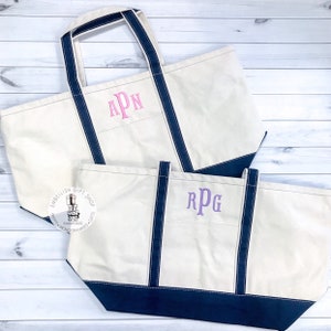 Large Canvas Vacation Beach Bag,Personalized Beach Tote, Large Canvas Boat Tote Bag, Monogram Beach Bag, Personalized Zip Top Tote Bag