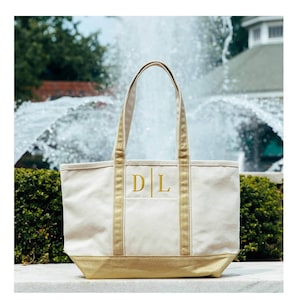 Best Everyday Tote Personalized Canvas Tote Bag Monogrammed Tote Bags Teacher Gifts, Bridal Party Gifts, Bridesmaid Gifts Tote Bag