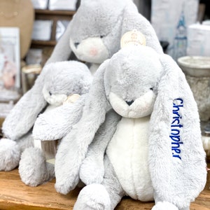 Monogrammed Bunnypersonalized Bunny Rabbit,personalized Baby ...