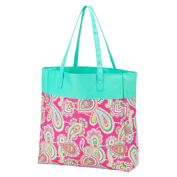 monogrammed pool bag