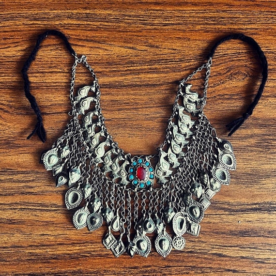 Turkomen style choker/headdress. - image 1