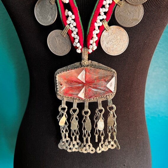Kuchi coin necklace. View 5