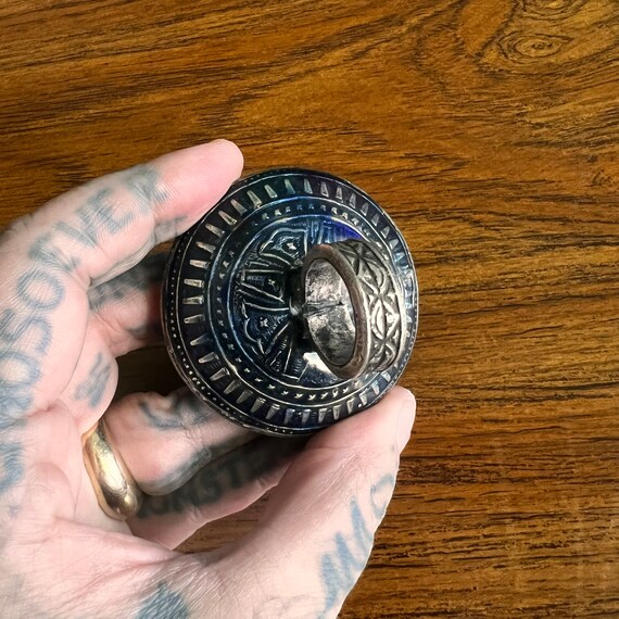 Multan enamel ring with lapis. - image 4