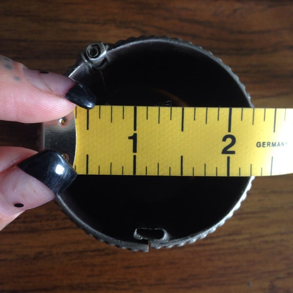 Solid silver cuff from India. - image 5