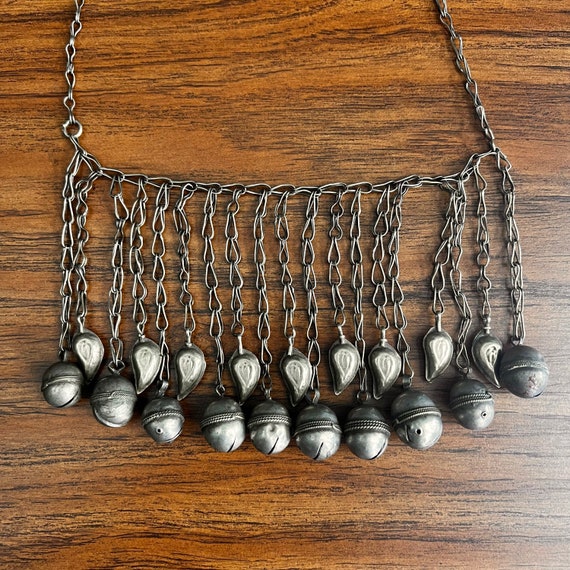 Woven Hazaragi necklace with bells. - image 6