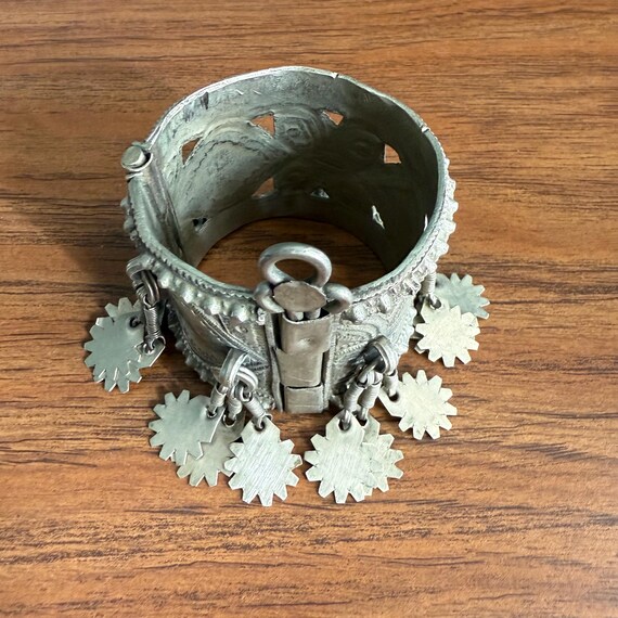 Premium Kuchi hinged cuff with dangles. - image 5