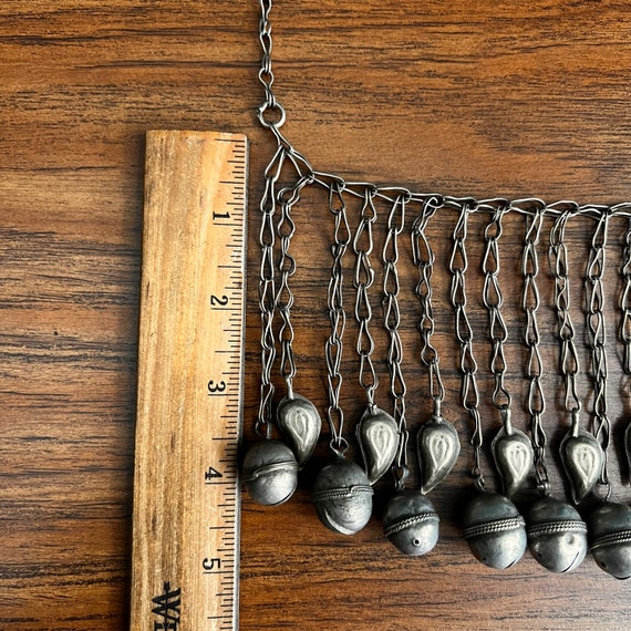 Woven Hazaragi necklace with bells. - image 7