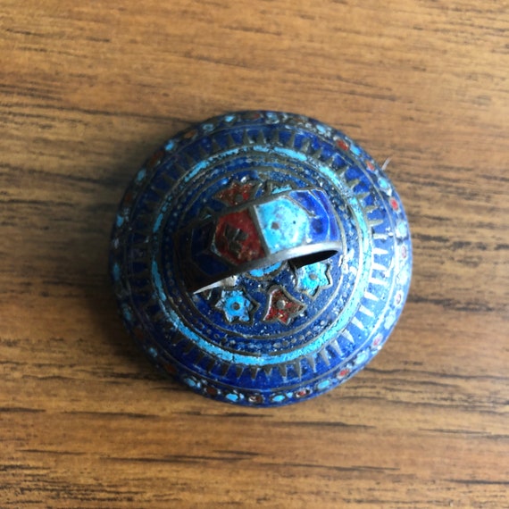 Multan enamel mirror ring. #7. - image 8