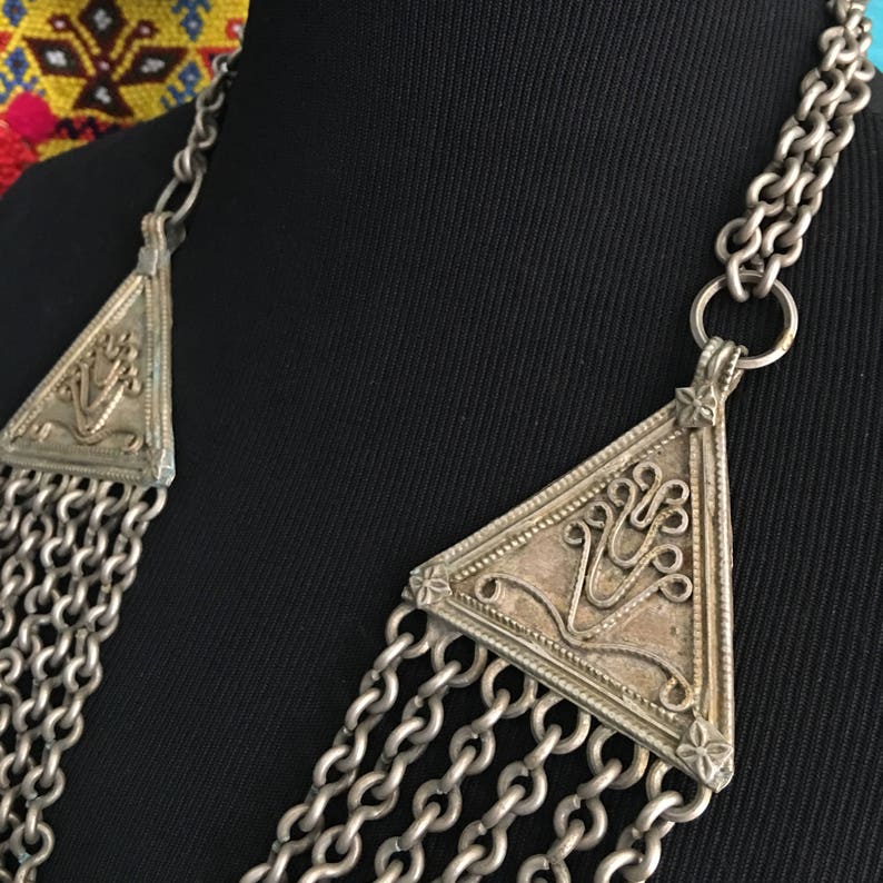 Multi chain Banjara necklace.