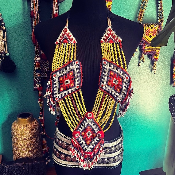 Beaded Kuchi necklace.