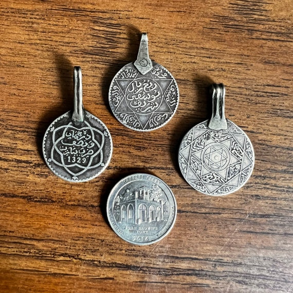 3 silver coins from Morocco. - image 10