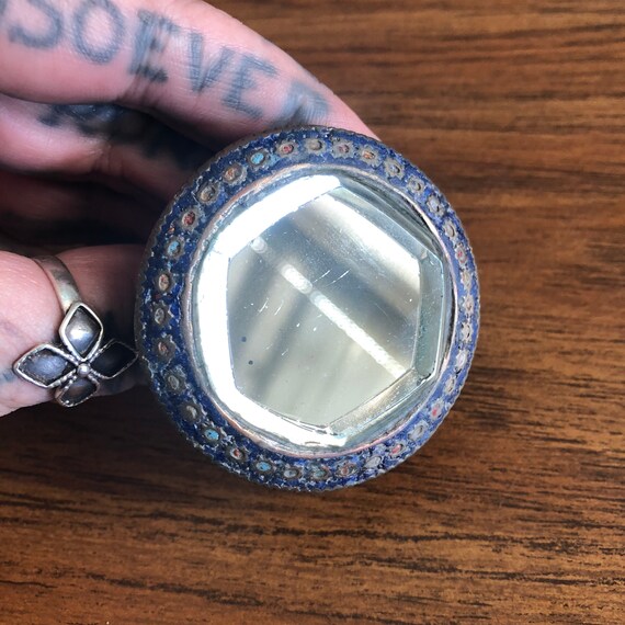 Multan enamel mirror ring. #8. - image 3