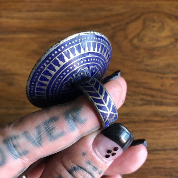 Multan enamel mirror ring. #3. - image 5