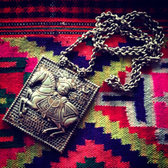 Huge silver devotional necklace. - image 1