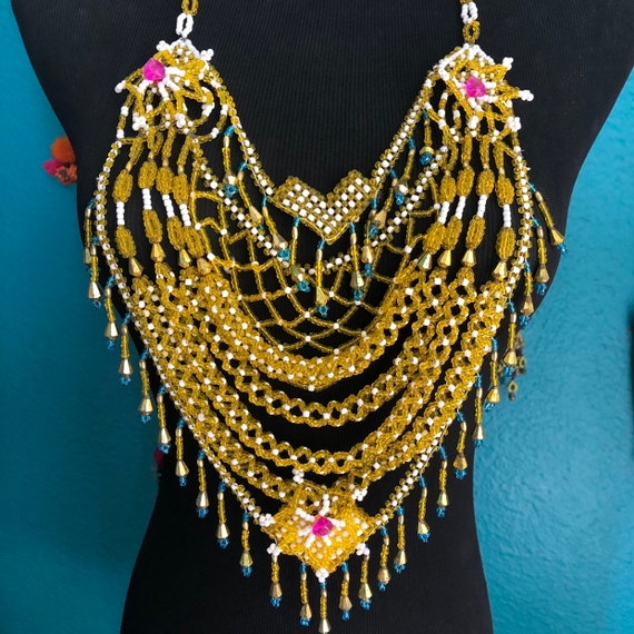 Super kitsch, plastic Kuchi necklace. #5. - image 5