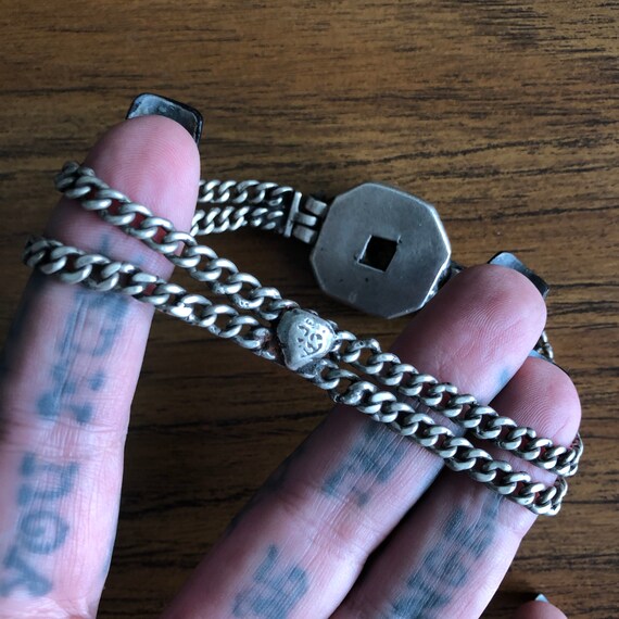 Indian silver upper arm bracelet. - image 5