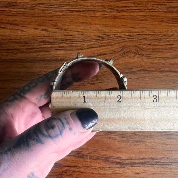 Small Kuchi hinged cuff with dangles. - image 10