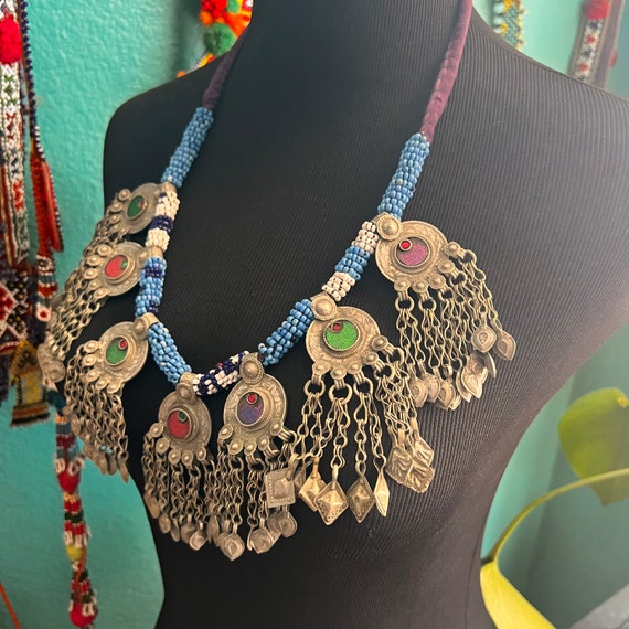 Kuchi coin necklace. View 4