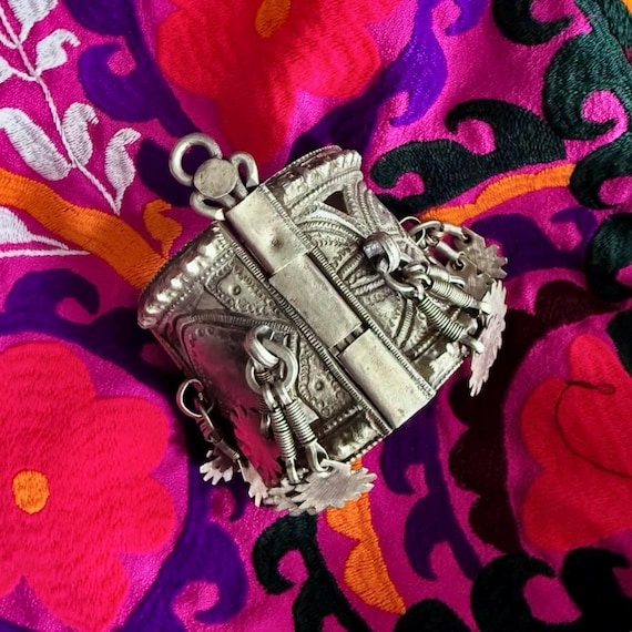 Premium Kuchi hinged cuff with dangles. - image 1