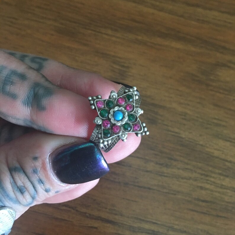 Silver ring from Afghanistan #16.