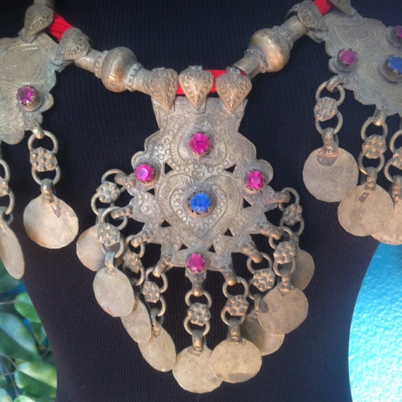 Large vintage Kashmiri necklace. - image 2