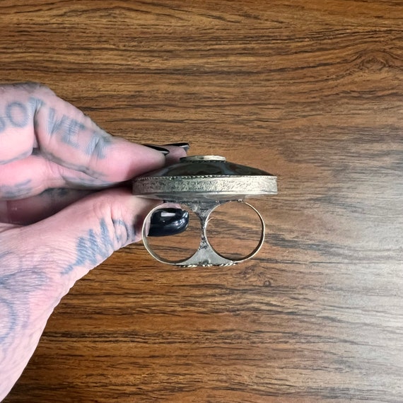 Double finger ring. (Size large). - image 6