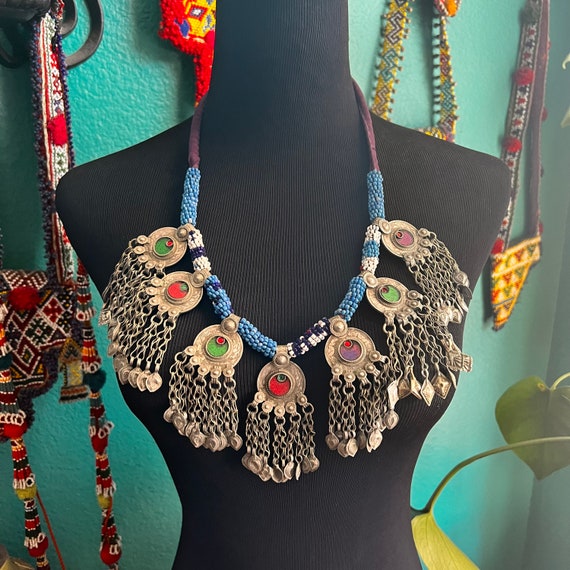 Kuchi coin necklace. View 3